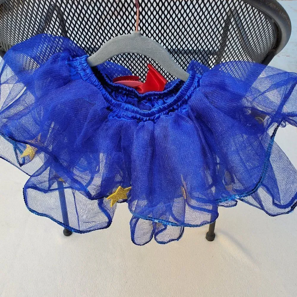 Just Pretend by Wyla blue red and gold Patriotic tutu skirt